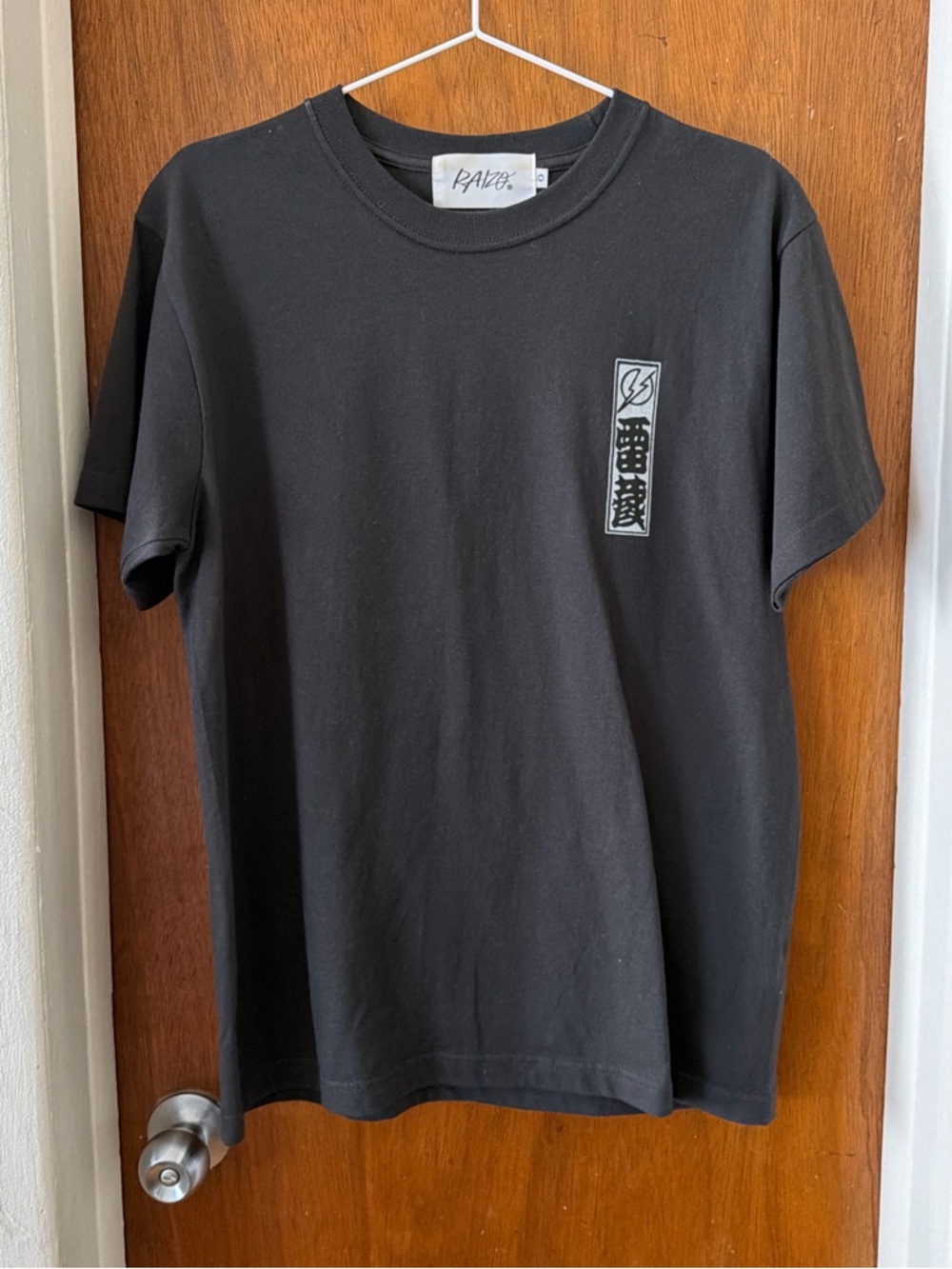 Japanese exclusive! great quality. Black Short-Sleeve Graphic Tee FIRM PRICE